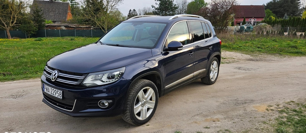 Volkswagen Tiguan cena 49900 przebieg: 199800, rok produkcji 2012 z Wągrowiec małe 154